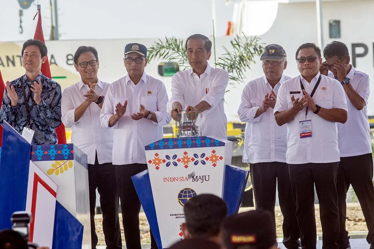 presiden resmikan pelabuhan