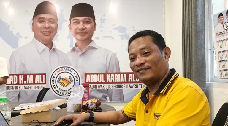 Juru Bicara Partai Koalisi BERAMAL Sulawesi Tengah, Ruslan Sangadji. Foto: Tim Media Partai Koalisi BERAMAL