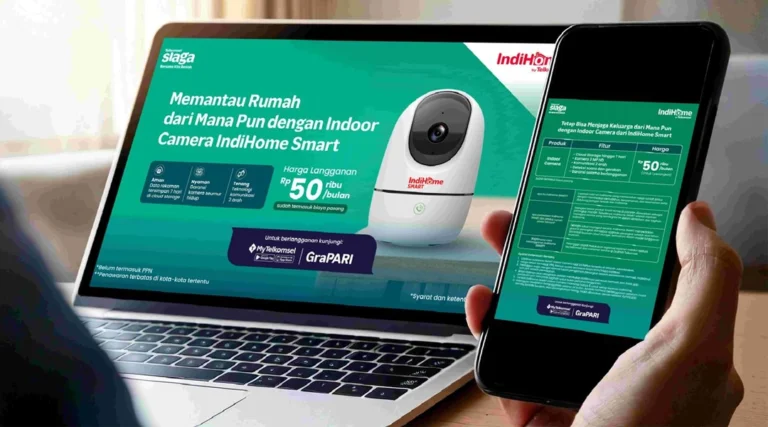 Tekomsel menghadirkan produk IndiHome SMART camera dengan biaya langganan Rp 50.000 per bulan yang mengintegrasikan teknologi terkini untuk meningkatkan keamanan & kenyamanan pelanggan di rumah.(Foto: Telkomsel)
