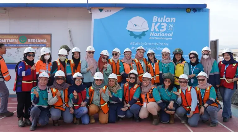 Perayaan Bulan K3 di Pt Vale Indonesia blok Morowali. (Foto: PT Vale Indonesia)