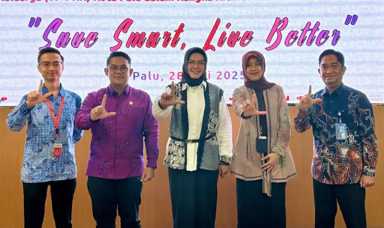 Kick off Bulan Literasi Keuangan 2025 bersama Tim Penggerak PKK Kota Palu, Rabu (28/5/2025). (Foto: OJK Sulteng)