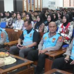 Sidang pengumuman seleksi penerimaan Polri terpadu tahun anggaran 2025 di Auditorium Universitas Tadulako Palu, Rabu (28/5/2025). (Foto: Humas Polda Sutleng)