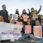 Aliansi Perjuangan Rakyat Sulteng pada aksi damai Hari Buruh Internasional di Lapangan Vatulemo, Palu, Kamis (1/5/2025). (Foto: bmzIMAGES/Basri Marzuki)