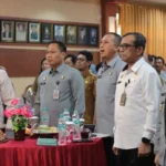 Pembukaan sosialisasi Kekayaan Intelektual Kemenkum Sulteng di Palu, Senin (19/5/2025). (Foto: Humas Kemnkum Sulteng)