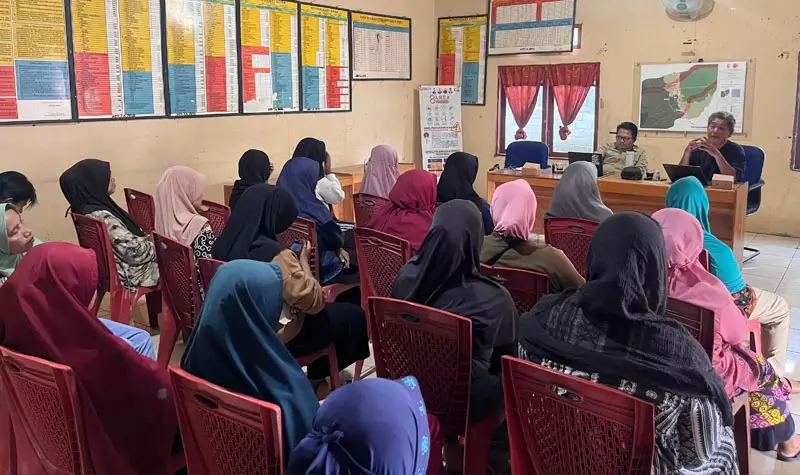 Women gathering KPKPST di Kantor Desa Rogo Kec. Dolo Selatan, Sabtu (27/4/2025). (Foto: KPKPST Sulteng)