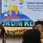 Seremonial pembukaan Forum Komdigi di Surabaya, Rabu (7/5/2025). (Foto: Diskominfosantik Palu/Chandra)