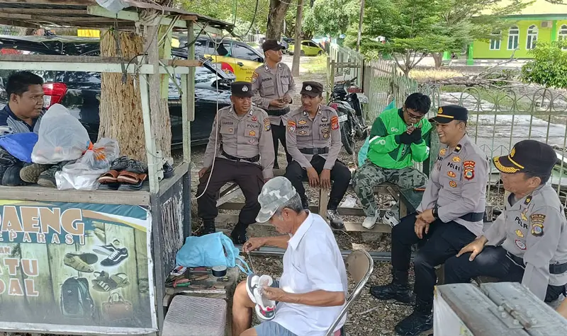 Sambang warga dan sosialisasi petugas Ops Pekat Tinombala di Palu, Rabu (21/5/2025). (Foto: Humas Polda Sulteng)