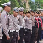 Apel pengamanan May Day di Mapolresta Palu, Rabu (30/4/2025). (Foto: Humas Polresta P{alu)