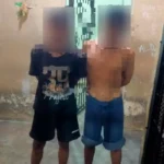 Dua residivis jambret yang ditangkap warga, Selasa (27/5/2025). (Fto: Humas Polresta Palu)