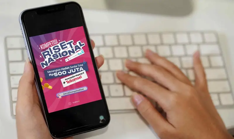 Telkomsel meluncurkan Kompetisi Riset Nasional 2025 tSurvey.id x by.U bagi mahasiswa S1 semua jurusan, dengan dukungan Kemdiktisaintek. (Foto: Telkomsel)