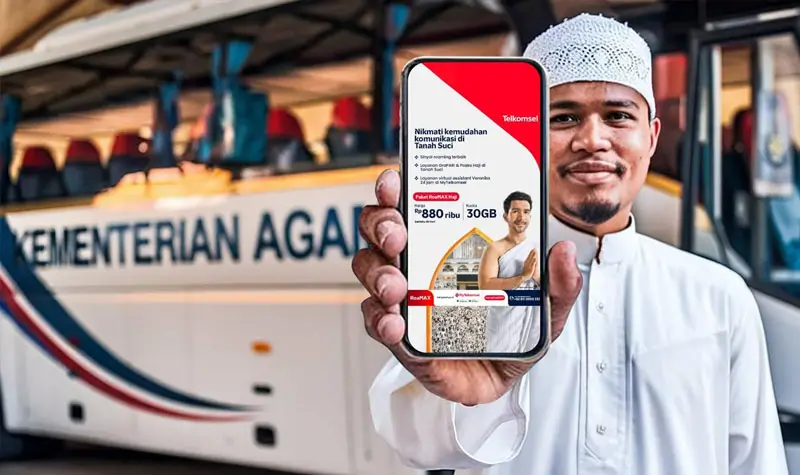 Paket RoaMAX Haji dari Telkomsel. (Foto: Telkomsel)
