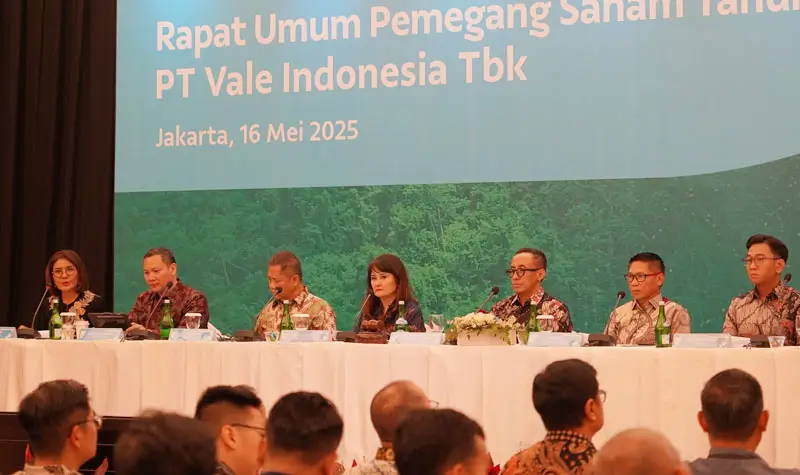 RUPS PT Vale Indonesia di Jakarta, Kamis (16/5/2025). (Foto: PT Vale Indonesia)