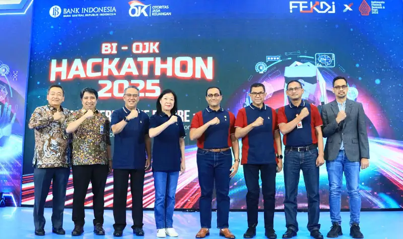 Peluncuran Hackthon 2025 oleh BI dan OJK di Jakarta, Kamis (5/6/2025). (Foto: OJK)
